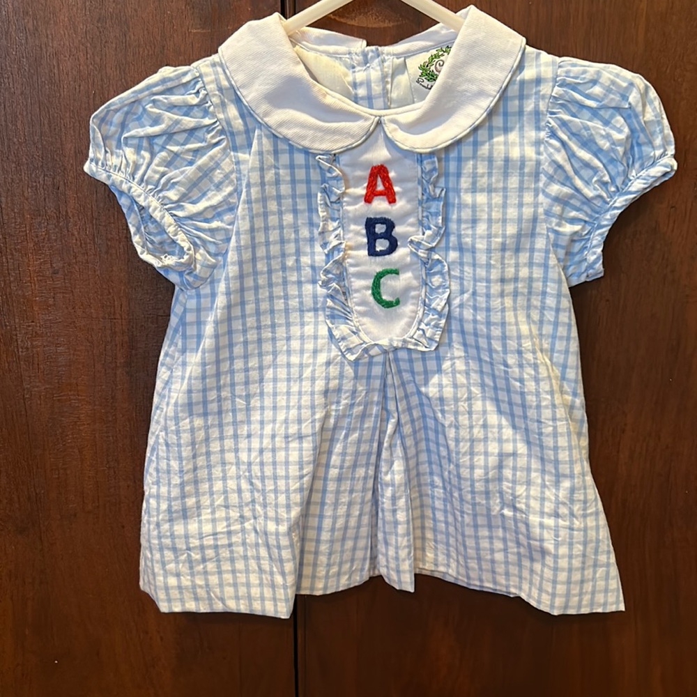 C & all 18m short dress or top (we wore with bubble shorts) EUC